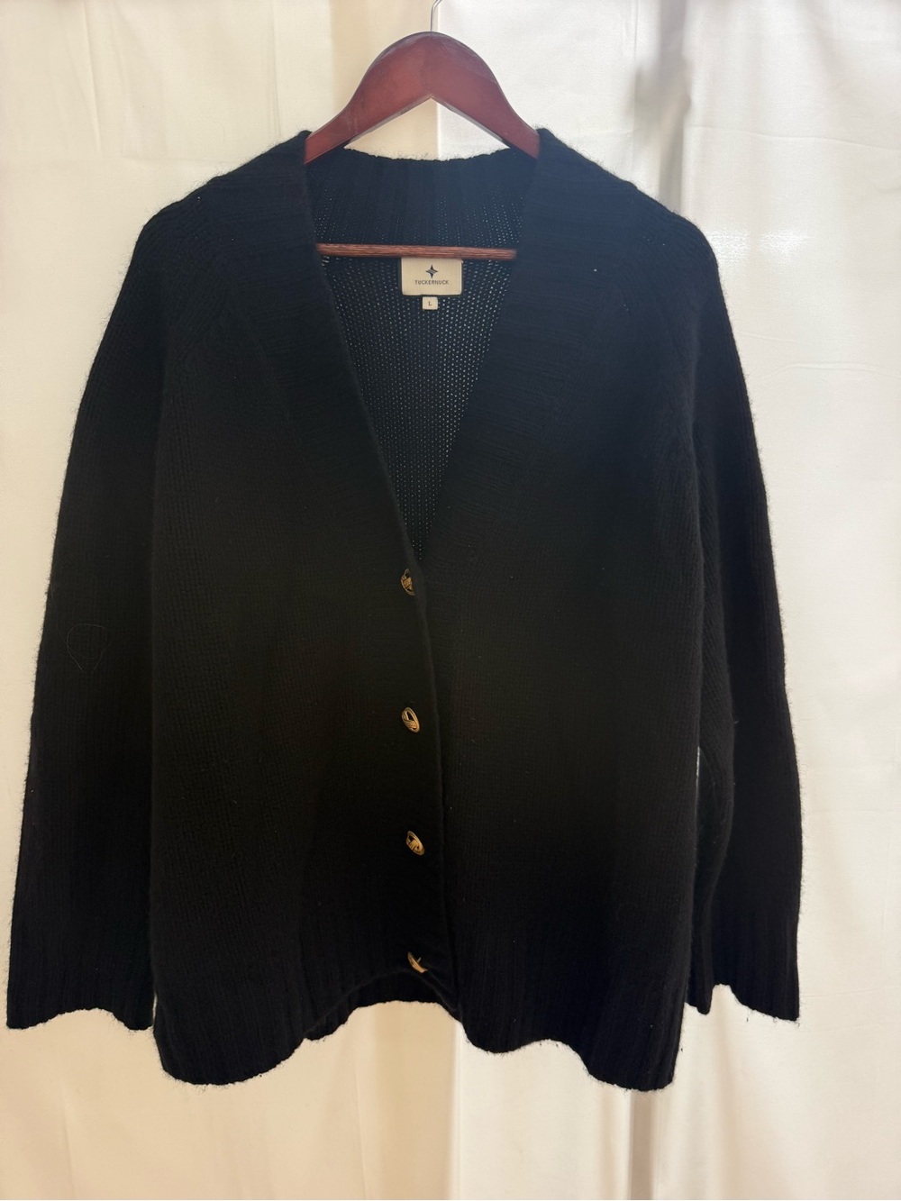 Tuckernuck Black Women's Button-Front Cardigan Sweater